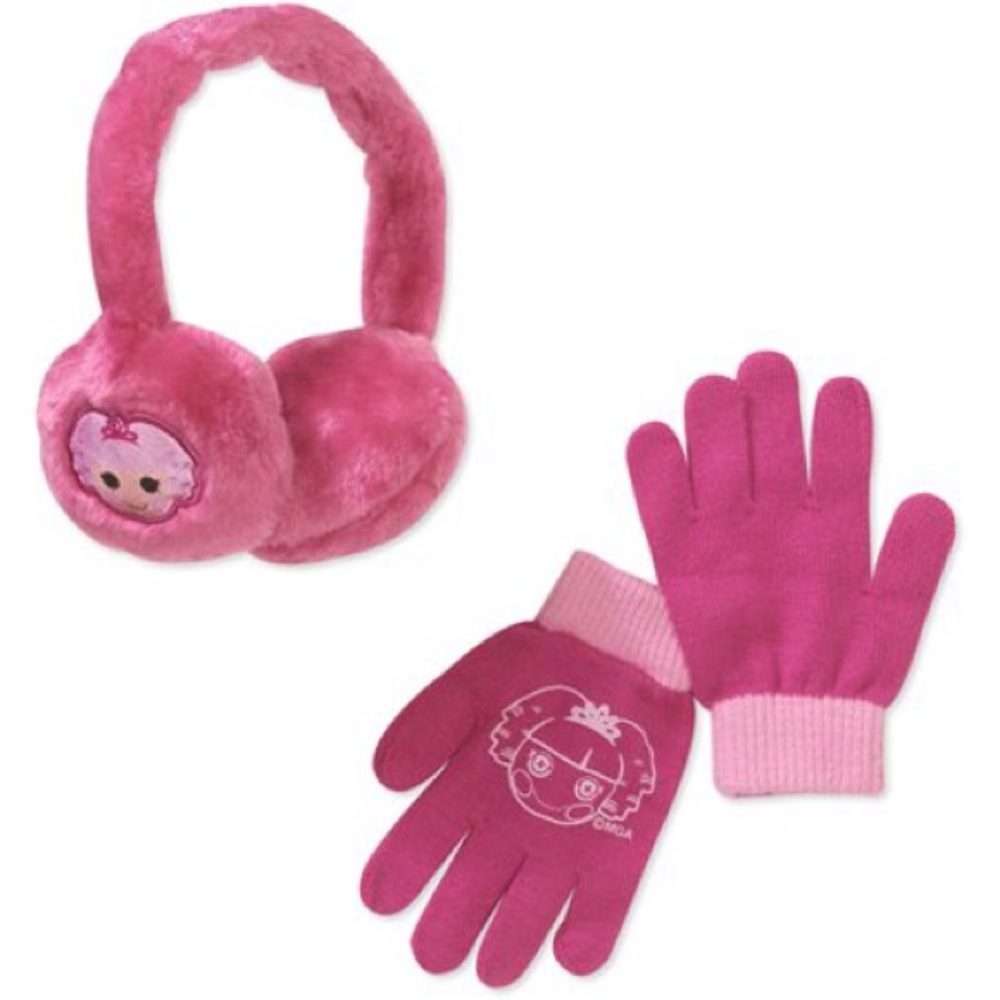 Lalaloopsy Plush Ear Warmers Earmuffs with Gloves